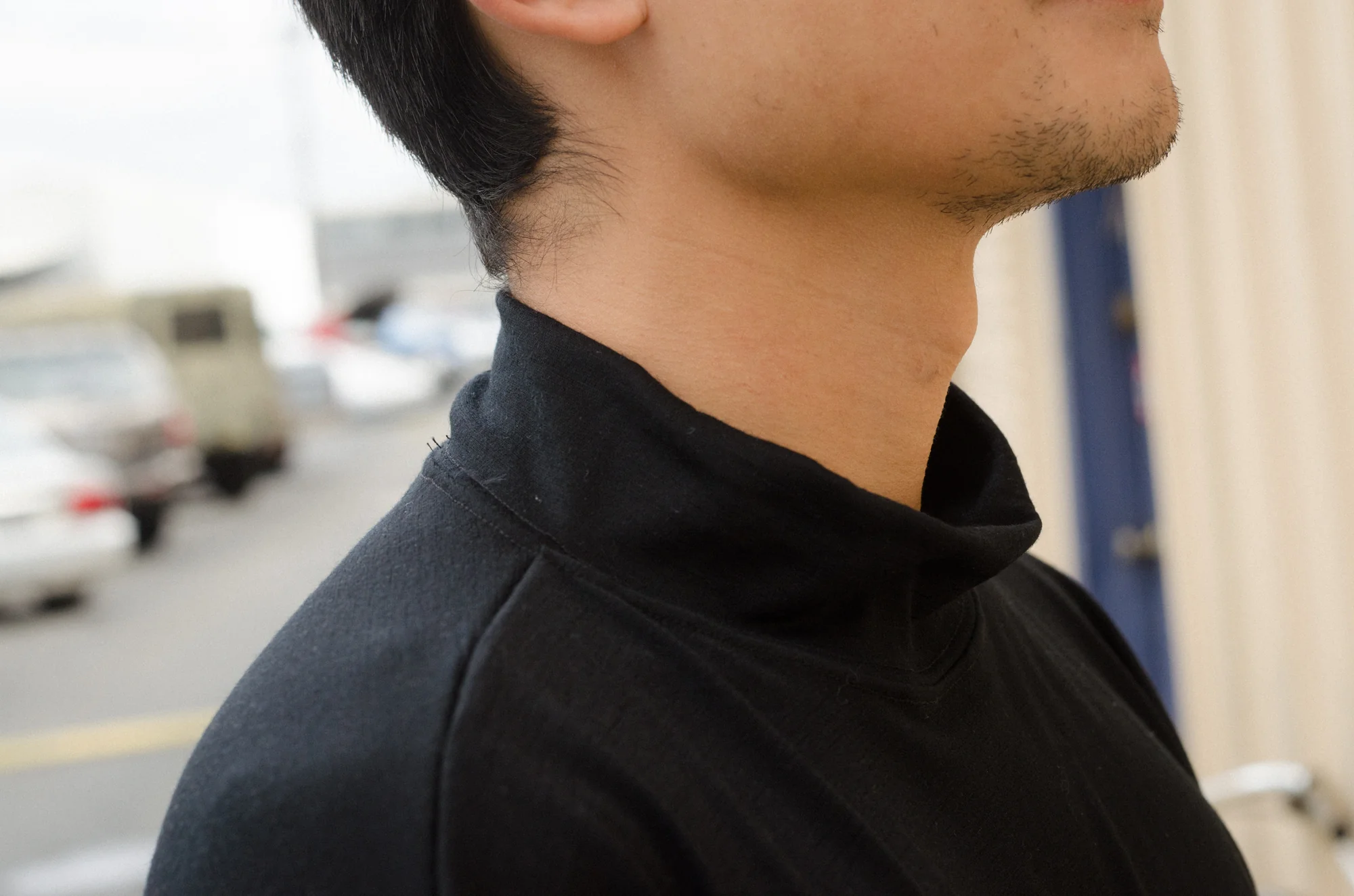 Aussie Wool lightweight SuperNeck (mock-t) Long-Sleeve Tee - Image 10